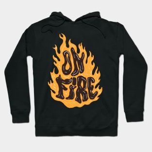 on fire Hoodie